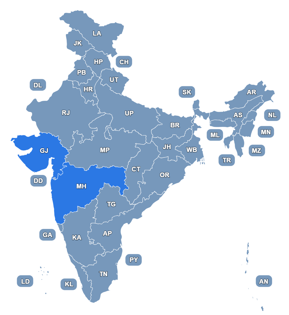 Sigma Life Sciences Presence in Gujarat and Maharashtra